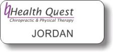 (image for) Health Quest Chiropractic White Badge