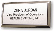 (image for) Health Systems, Inc. Silver Executive Badge