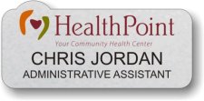 (image for) HealthPoint Shaped Silver Badge