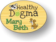 (image for) Healthy Dogma Full Color Oval Badge