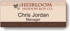 (image for) Heirloom Shadow Box Co. Brown Badge