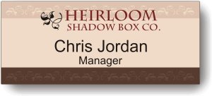 (image for) Heirloom Shadow Box Co. Brown Badge