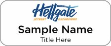 (image for) Hellgate Jetboat Excursions White Name Badge