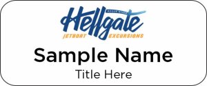 (image for) Hellgate Jetboat Excursions White Name Badge