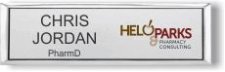 (image for) Helo & Parks Pharmacy Consulting Small Executive Silver Badge