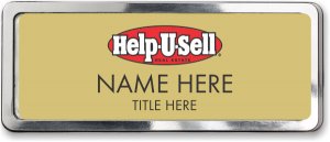 (image for) Help-U-Sell Gold Prestige Polished Badge