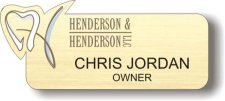 (image for) Henderson & Henderson Shaped Gold Badge