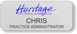 (image for) Heritage Eye, Skin & Laser Silver Badge Round Corners