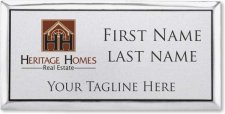 (image for) Heritage Homes Real Estate Executive Silver Badge with Tagline
