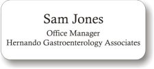 (image for) Hernando Gastroenterology White Badge