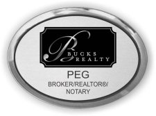 (image for) Bucks Realty Executive Silver Oval badge