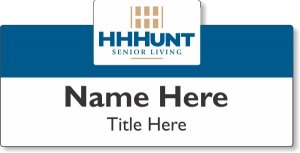 (image for) HHHunt Senior Living Shaped White badge