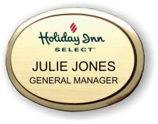 (image for) #OVMBG - Holiday Inn Select Gold Oval Frame (Logo F)