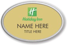 (image for) Holiday Inn Oval Gold Pebbled Prestige Badge