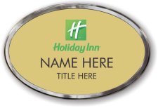 (image for) Holiday Inn Oval Gold Polished Prestige Badge
