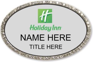 (image for) Holiday Inn Oval Silver Bling Badge