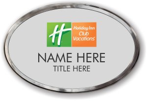 (image for) Holiday Inn Club Vacations Oval Silver Polished Prestige Badge