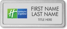 (image for) Holiday Inn Express Silver Prestige Pebbled Badge