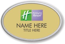 (image for) Holiday Inn Resort Oval Gold Pebbled Prestige Badge