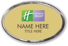 (image for) Holiday Inn Resort Oval Gold Polished Prestige Badge