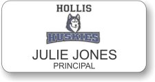 (image for) Hollis Elementary White Badge