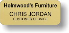 (image for) Holmwood's Furniture Gold Badge