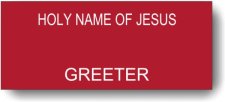 (image for) Holy Name of Jesus Church Red Badge