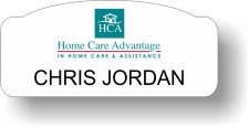 (image for) Home Care Advantage White Shaped Badge