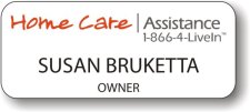 (image for) Home Care Assistance White Badge
