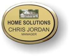 (image for) Home Solutions Executive Gold Oval Badge