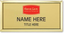 (image for) Home Care Assistance Executive Gold Badge - Single Color Logo