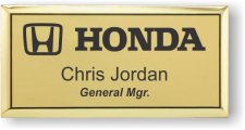 (image for) Honda Logo A Executive Gold Badge