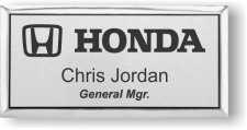 (image for) Honda Logo A Executive Silver Badge