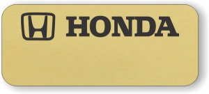 (image for) Honda Logo A Gold Logo Only Badge