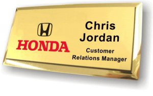 (image for) Honda Logo B Executive Gold Badge