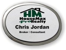 (image for) HouseMax Pro Realty Silver Executive Oval Badge