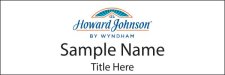 (image for) Howard Johnson by Wyndham White Badge