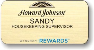 (image for) Howard Johnson Logo A Gold Badge