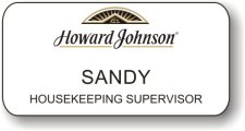 (image for) Howard Johnson Logo A White Badge