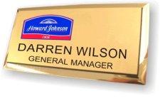 (image for) Howard Johnson Logo D Executive Gold Badge