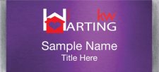 (image for) The Harting Team Large Silver Meridian Purple Badge