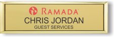 (image for) Ramada Logo A Gold Small Executive Badge