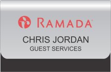 (image for) Ramada Logo A Silver Pocket Badge