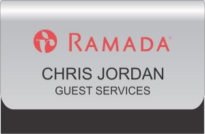 (image for) Ramada Logo A Silver Pocket Badge