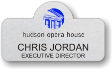(image for) Hudson Opera House Silver Shaped Badge