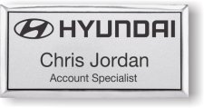 (image for) Hyundai Executive Silver Badge (Logo A)