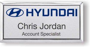 (image for) Hyundai Executive Silver Badge (Logo C)