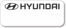 (image for) Hyundai White Logo Only Badge (Logo A)
