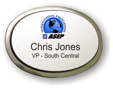 (image for) IAGMASEP Executive Silver Oval Badge