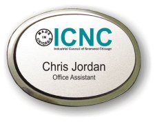 (image for) ICNC Executive Oval Silver Badge